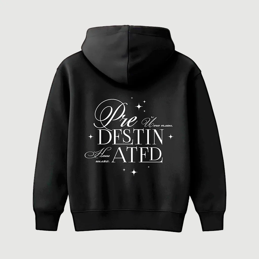 Худі "Predestinated. Його план. Наш шлях"