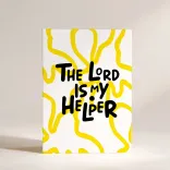 Листівка "The Lord is my helper"