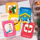 Адвент картки для найменших + велика розмальовка