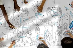 Адвент картки для найменших + велика розмальовка